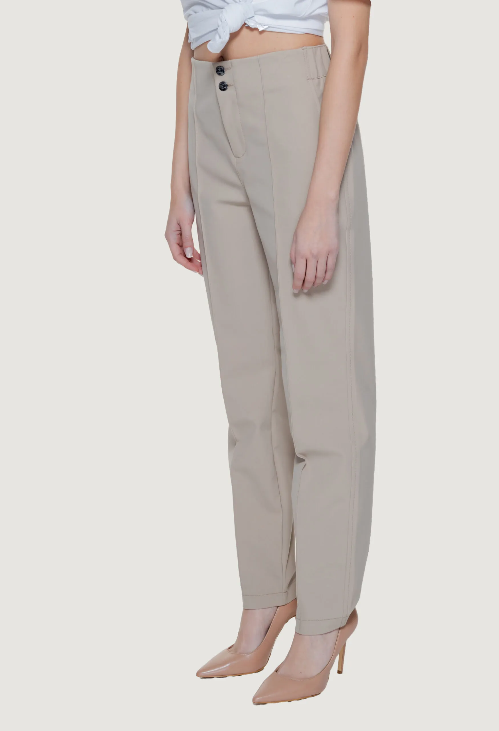 Pantaloni a sigaretta Street One  Beige chiaro