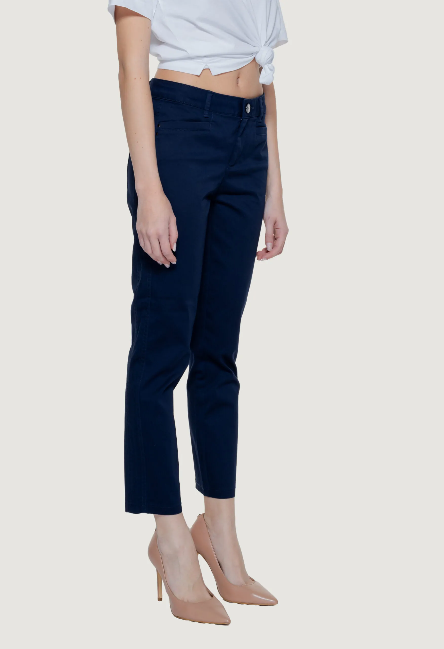 Pantaloni a sigaretta Street One  Blu