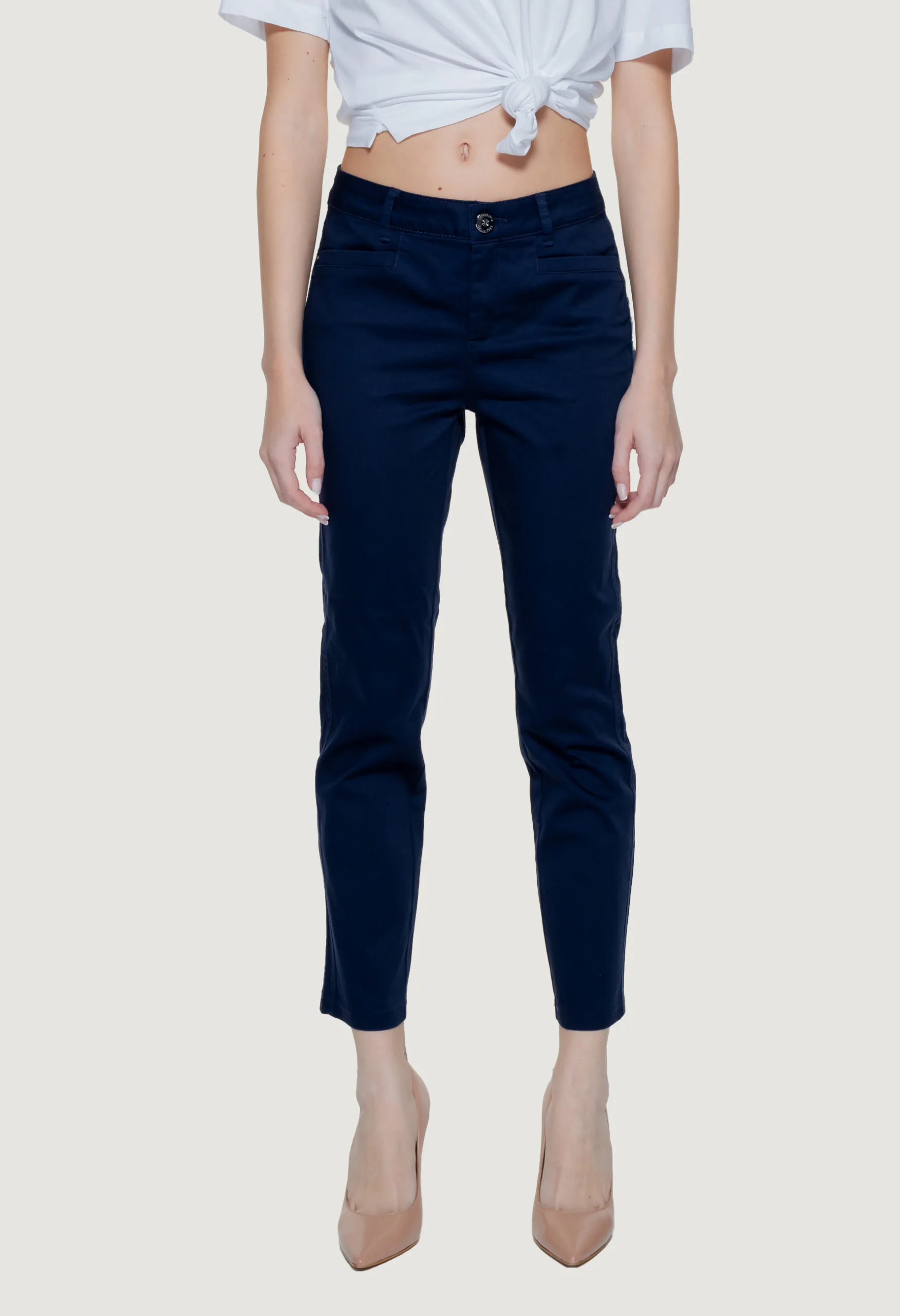 Pantaloni a sigaretta Street One  Blu