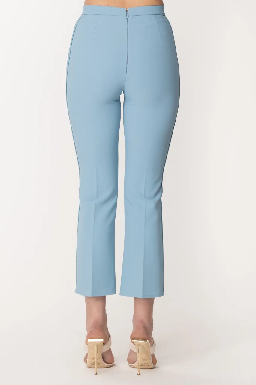Pantaloni a trombetta con lucchetti CartaDaZucchero