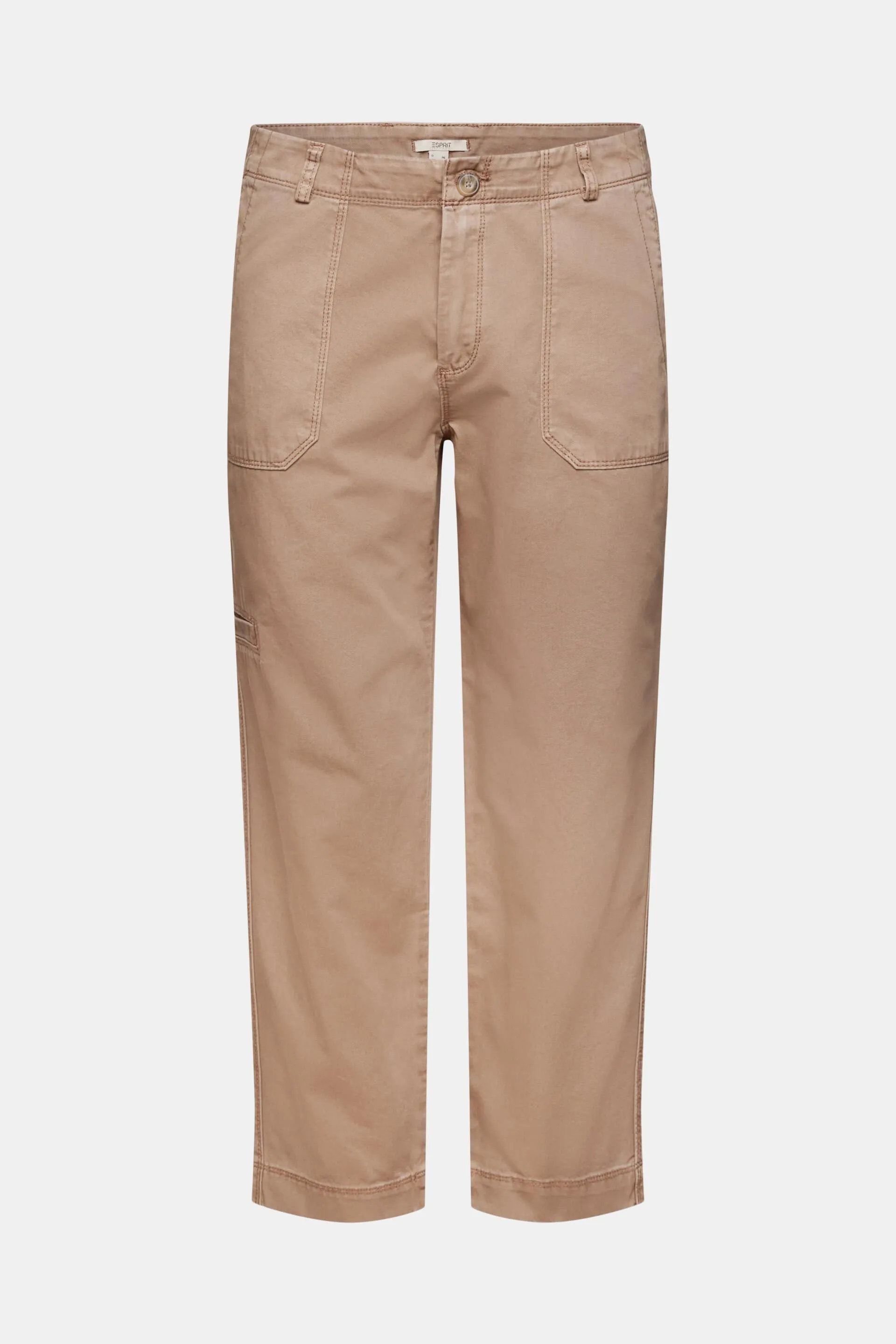 Pantaloni capri di cotone Pima