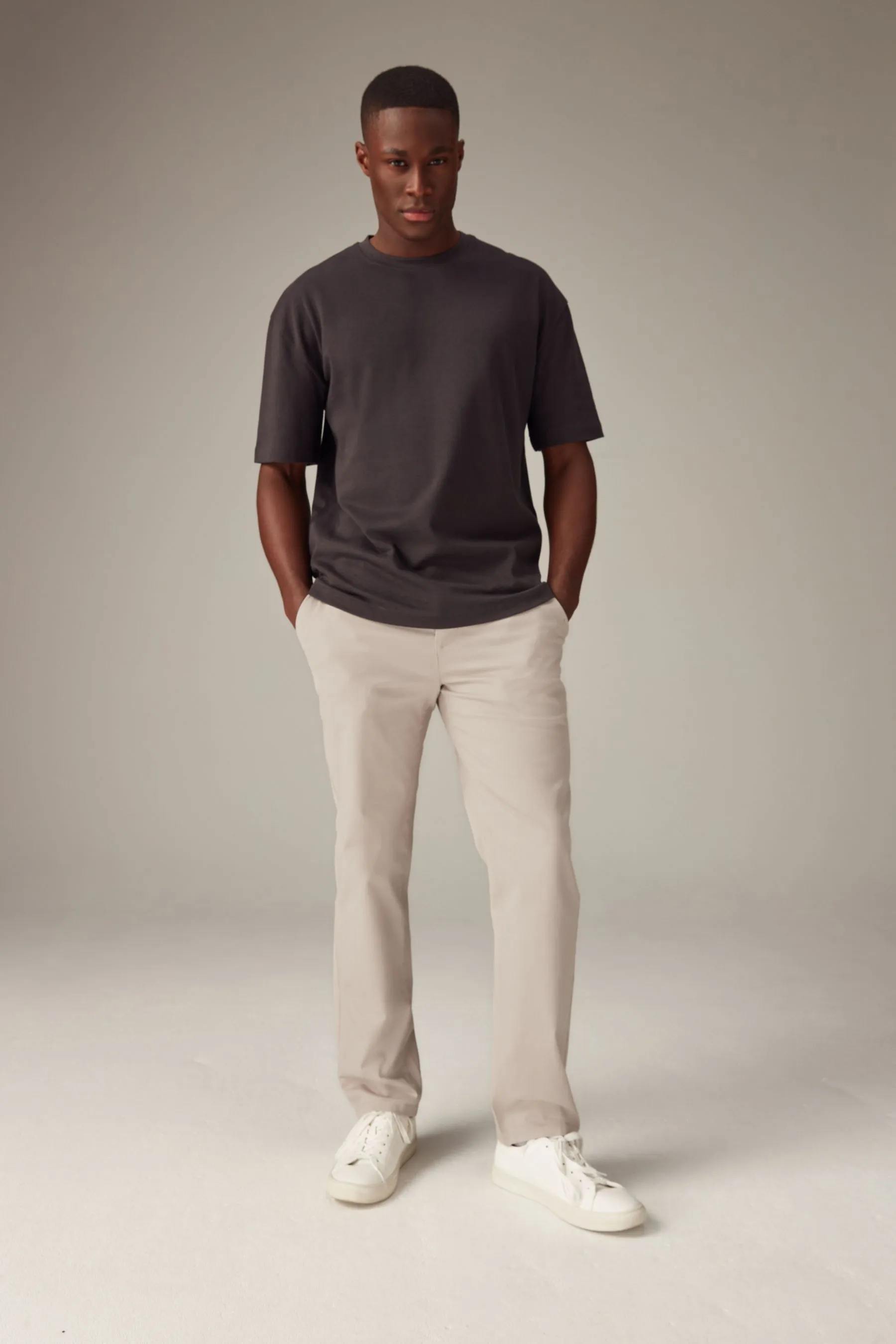 Pantaloni chino Pantaloni elasticizzata 2 Confezione