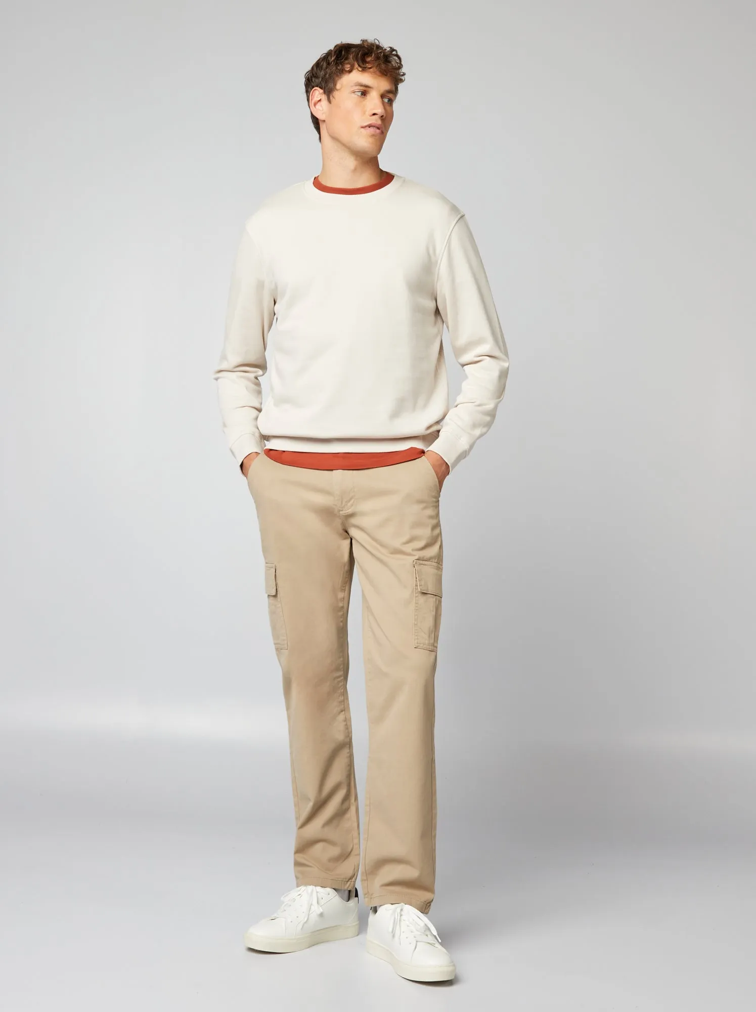 Pantaloni con tasche - BEIGE