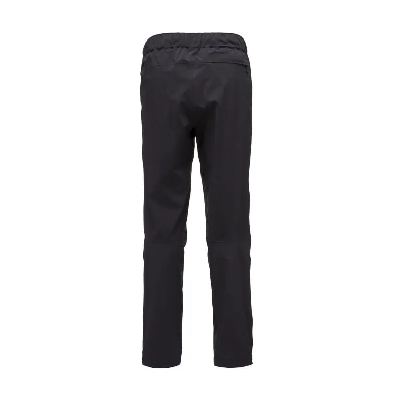 Pantaloni da pioggia Black Diamond Stormline Stretch (nero) uomo