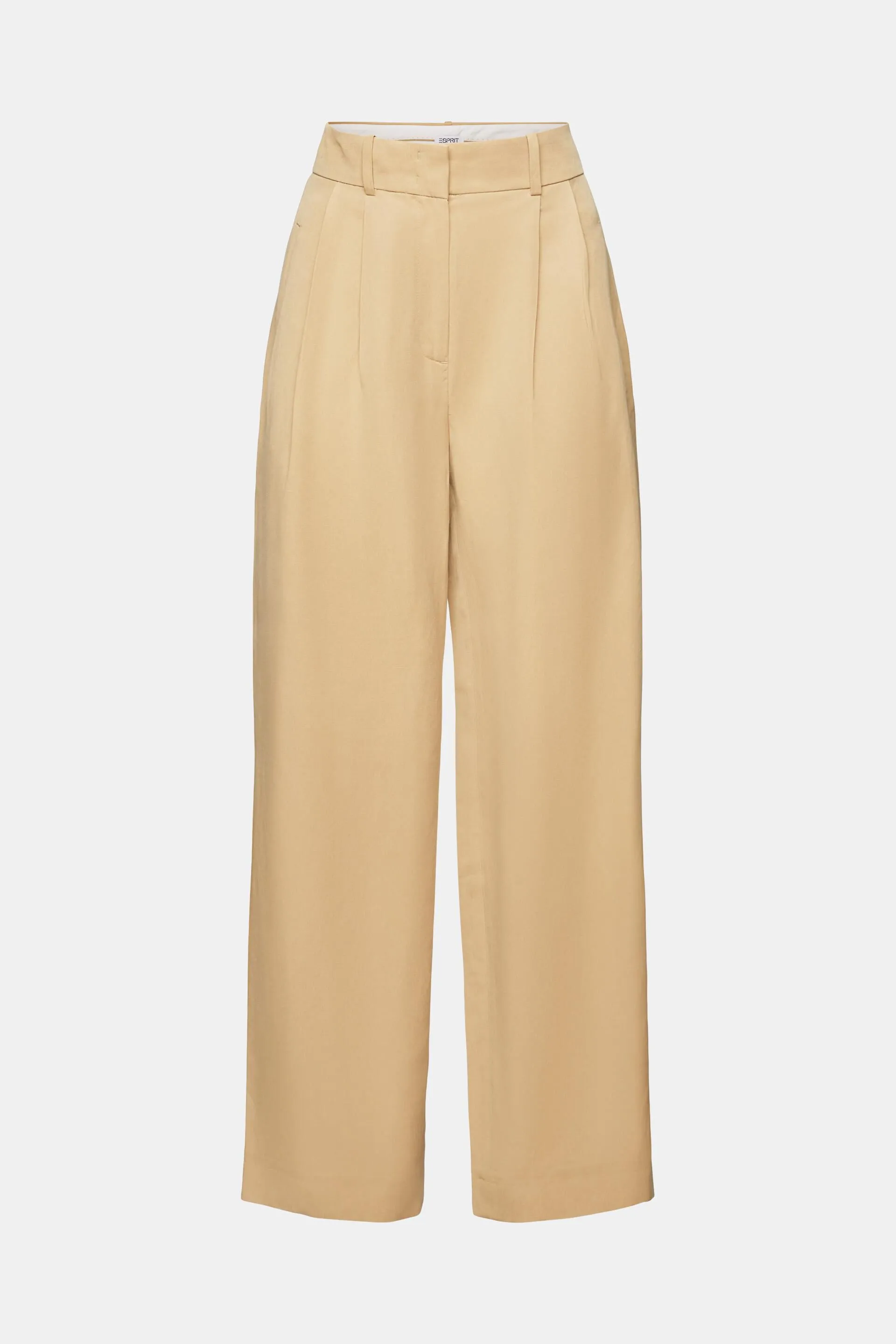 Pantaloni in twill a gamba larga