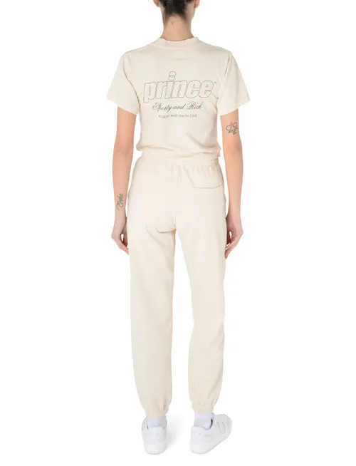 Pantaloni jogger Sporty & Rich Prince color crema