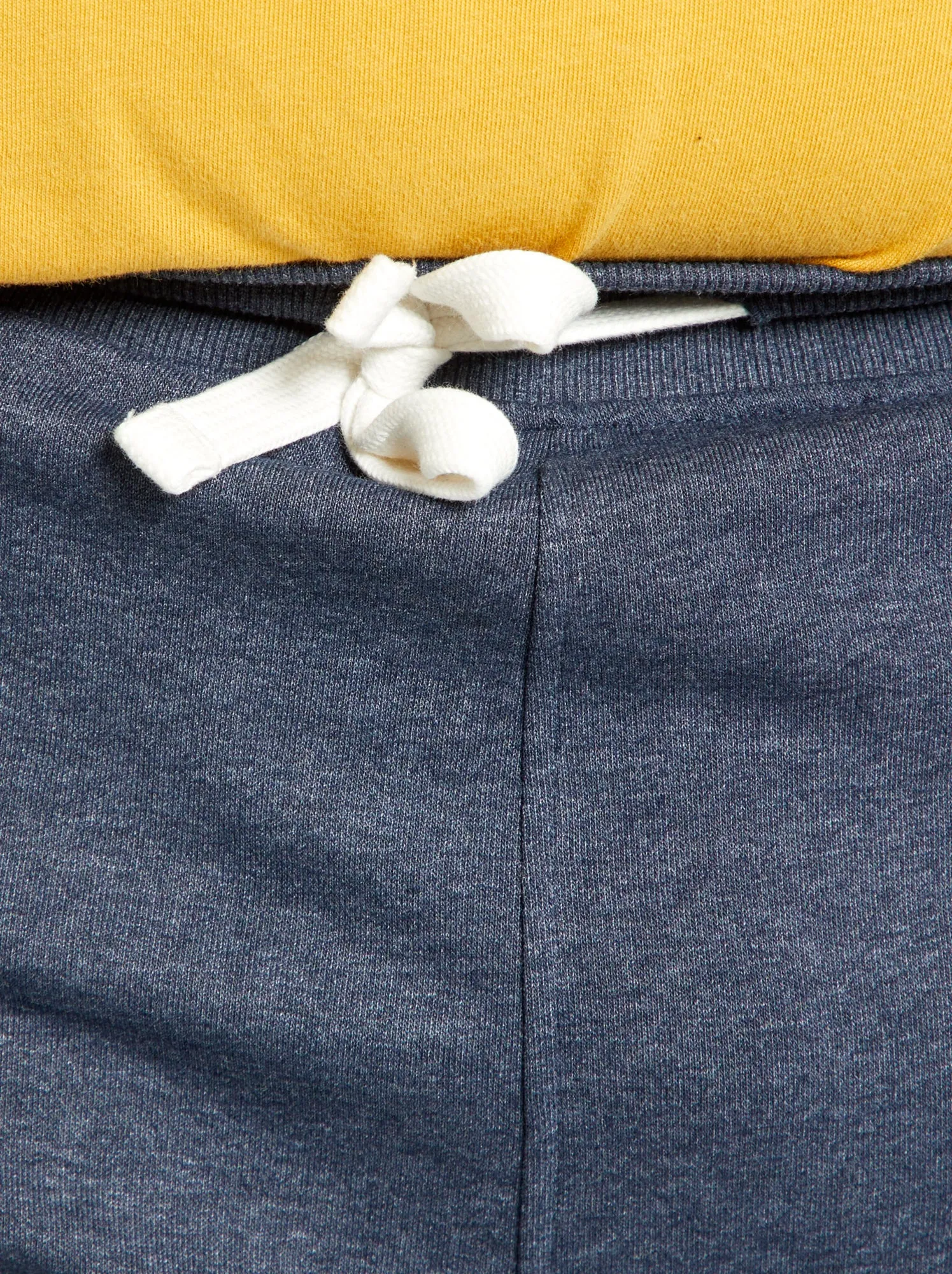 Pantaloni joggers in tessuto felpato - BLU