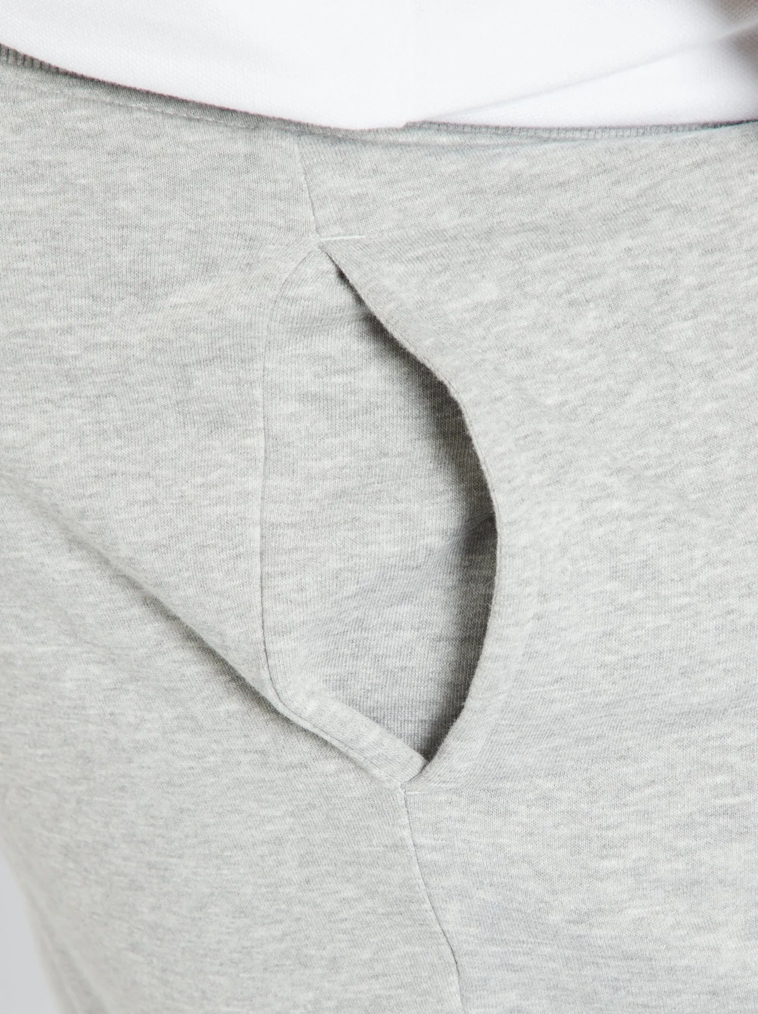 Pantaloni joggers in tessuto felpato - GRIGIO