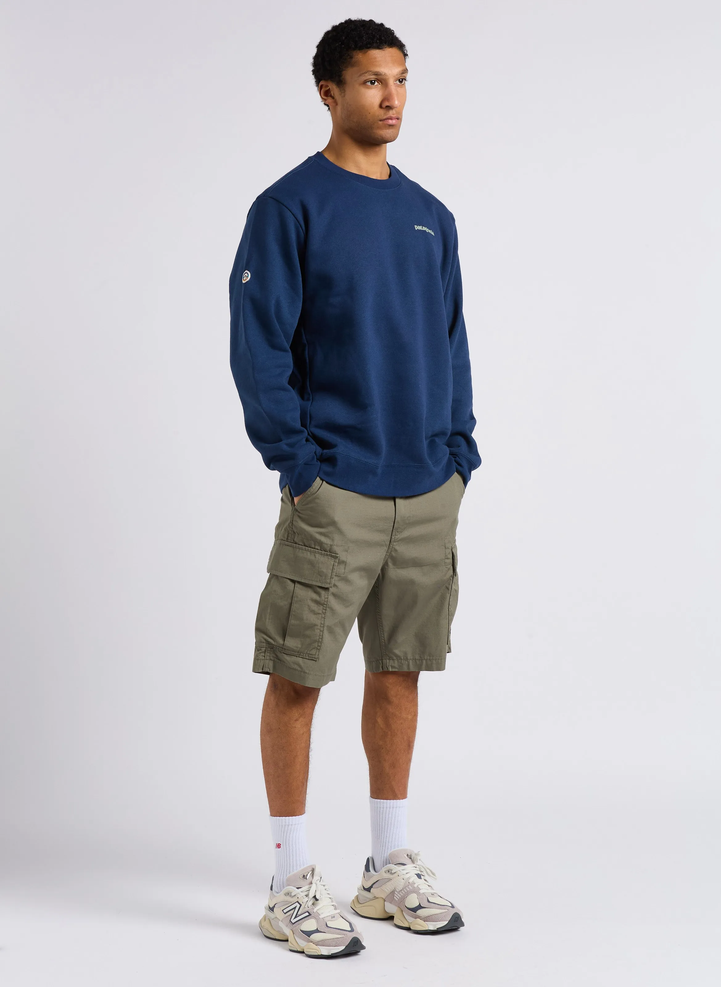 PATAGONIA   FITZ ROY ICON UPRISAL - Felpa scollo tondo | Blu