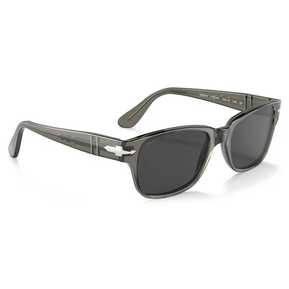 Persol - PO3288S - Grigio Talpa Trasparente / Polar Nera - Occhiali da Sole - Persol Eyewear