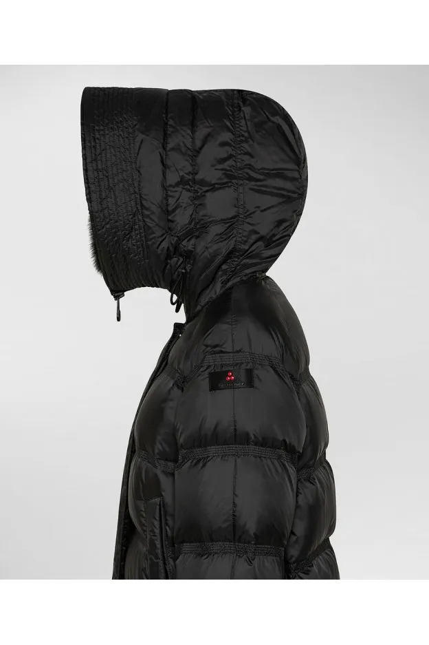 Peuterey Takan MQ 02 Fur Piumino Fashion e Functional Jacket Nero