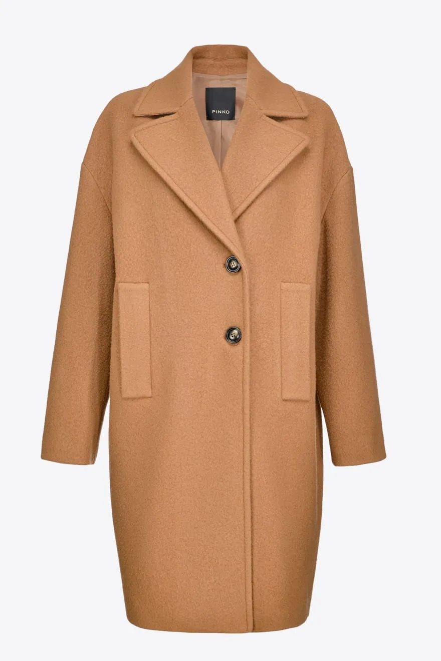 PINKO Cappotto cocoon in panno