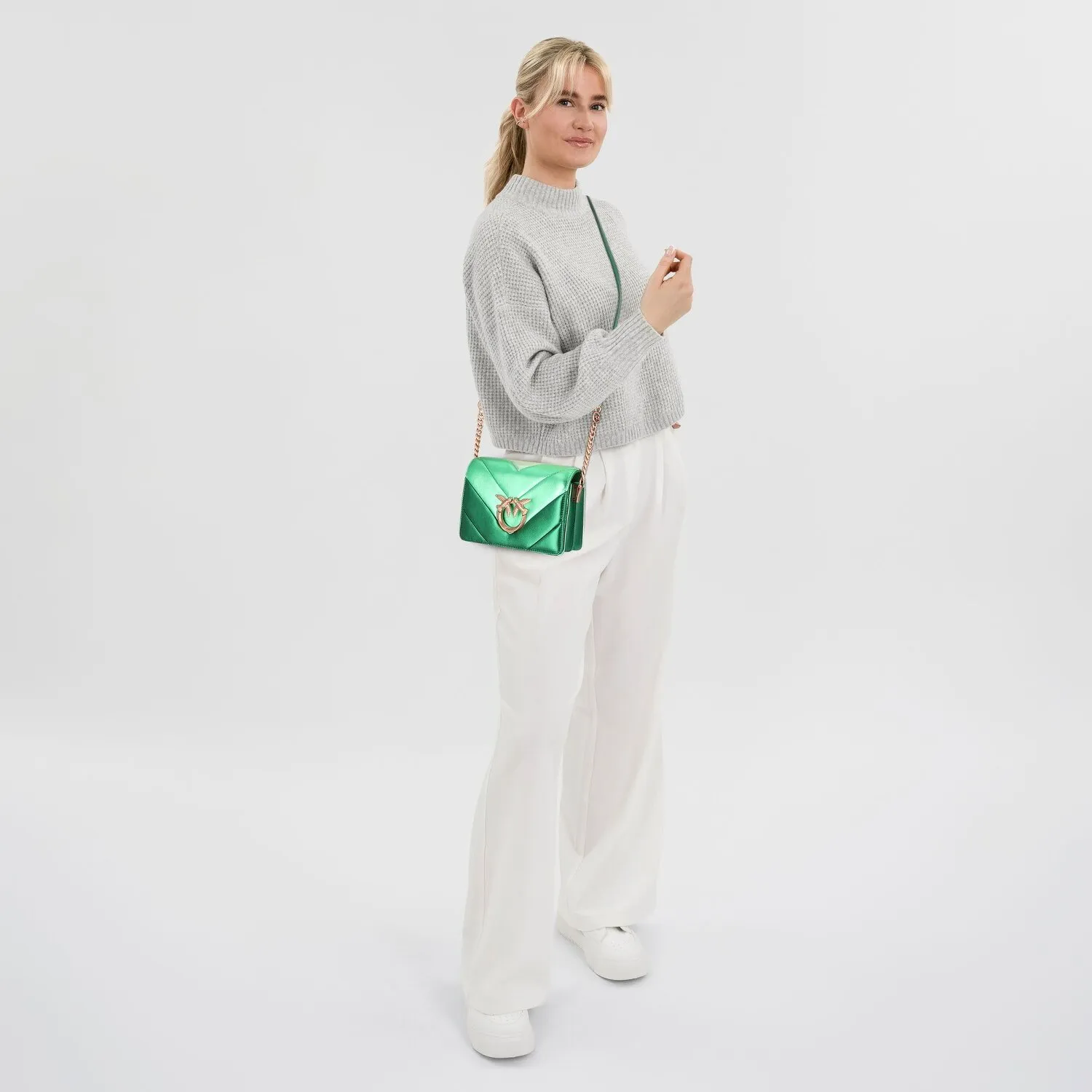 PINKO Love Click Borsa a tracolla Pelle 19 cm