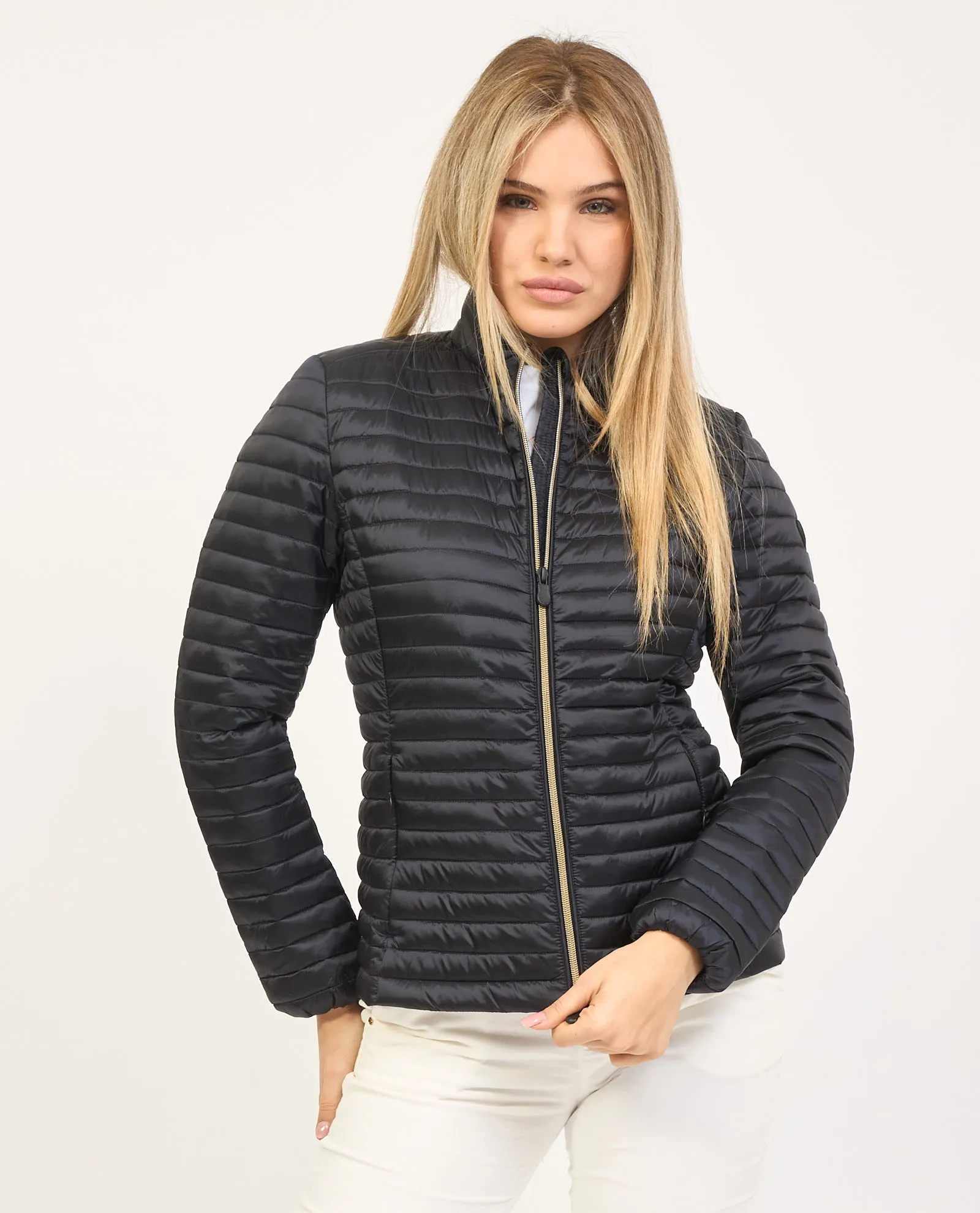 Piumino donna Save the Duck trapuntato fullzip