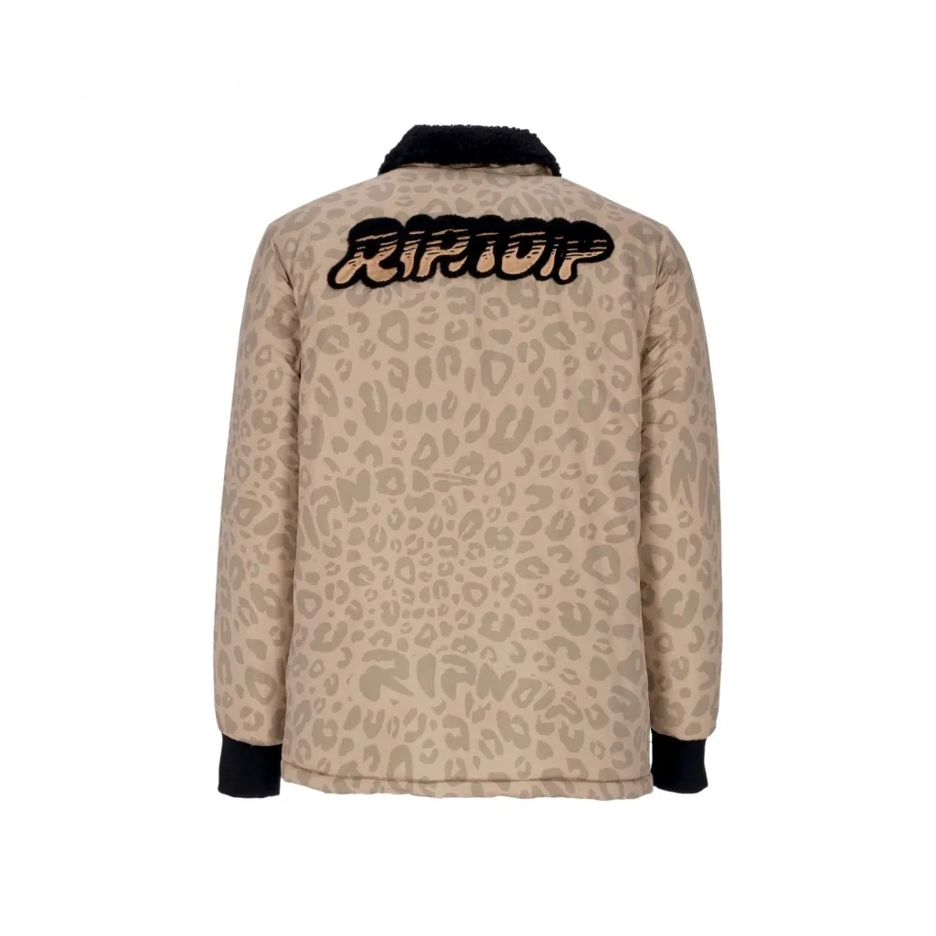 piumino uomo spotted button down jacket TAN