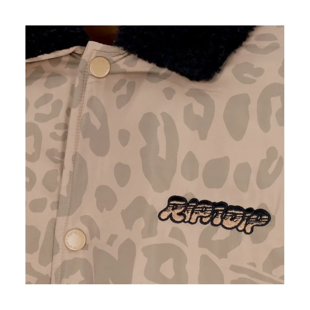 piumino uomo spotted button down jacket TAN
