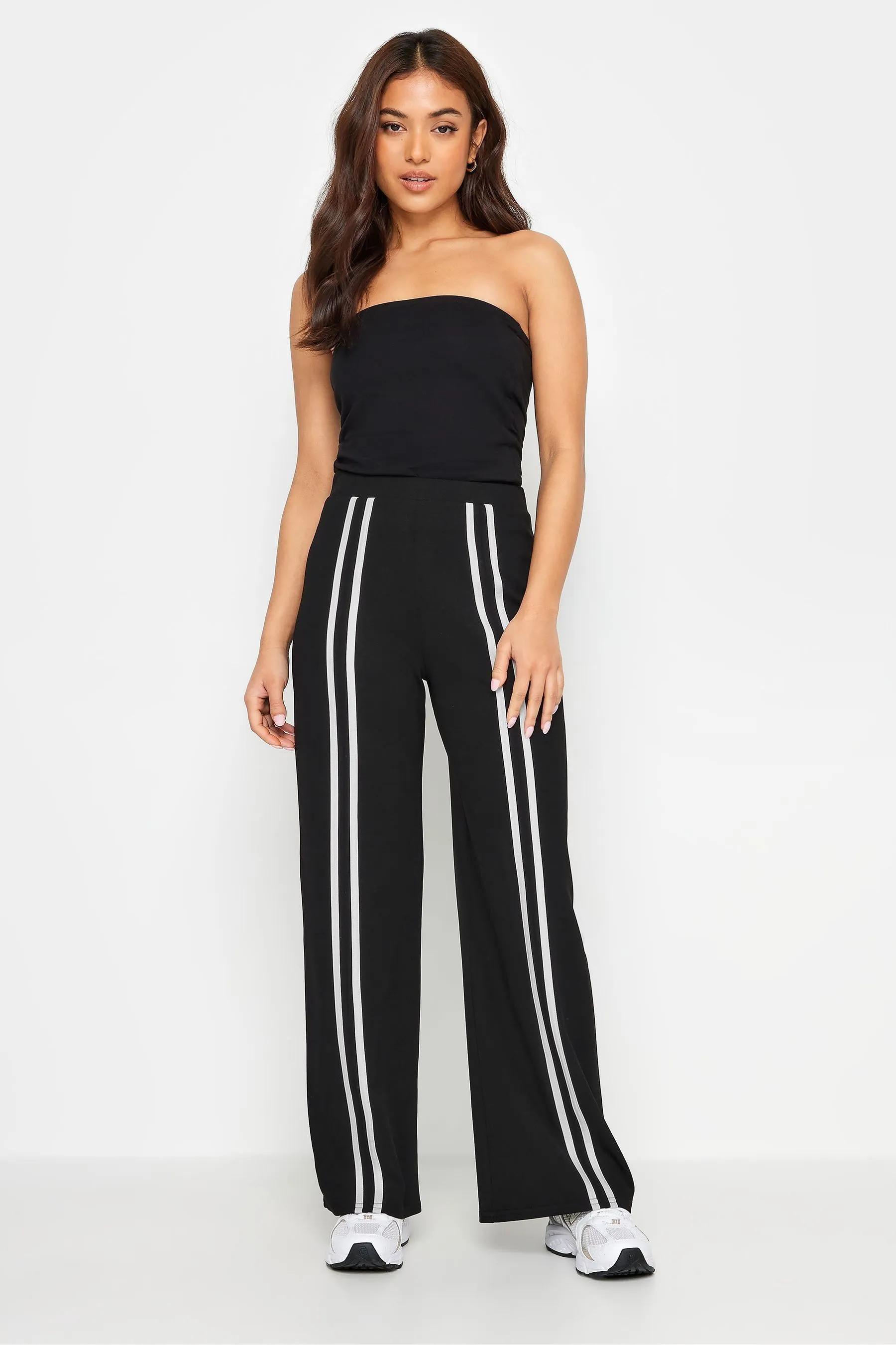 PixieGirl Petite - A righe a fondo ampio  Pantaloni