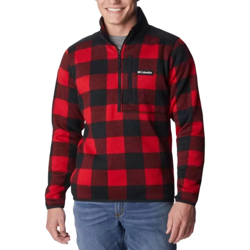 Polar Fleece Columbia Maglione Weather (Mountain Red) Uomo