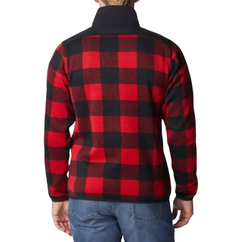 Polar Fleece Columbia Maglione Weather (Mountain Red) Uomo