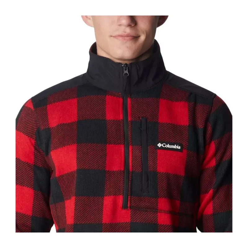 Polar Fleece Columbia Maglione Weather (Mountain Red) Uomo