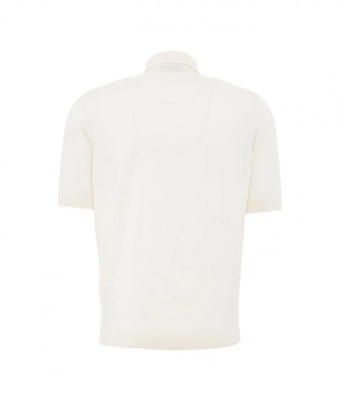 Polo in maglia crema crema