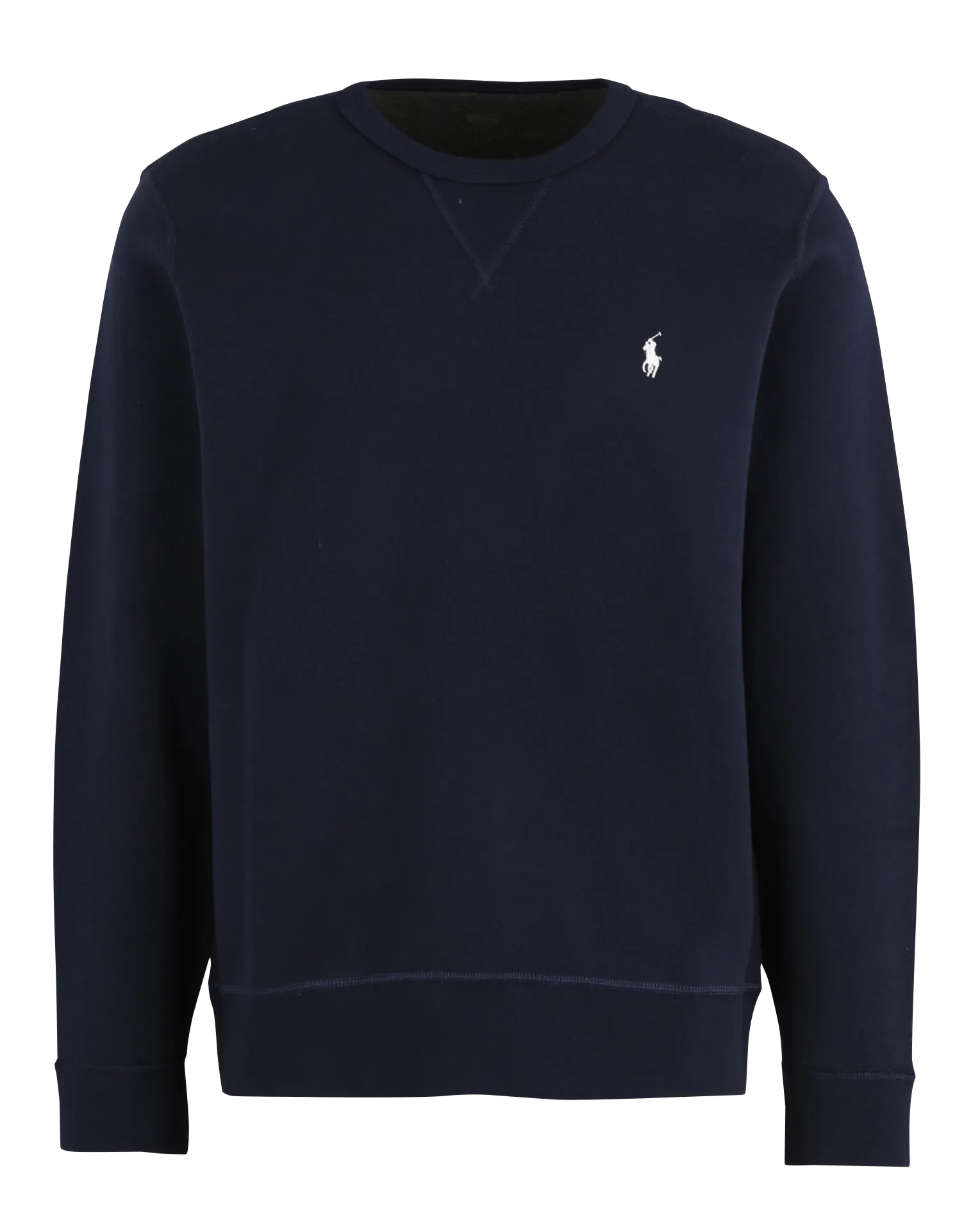  POLO RALPH LAUREN   Felpa a girocollo con logo ricamato | Blu