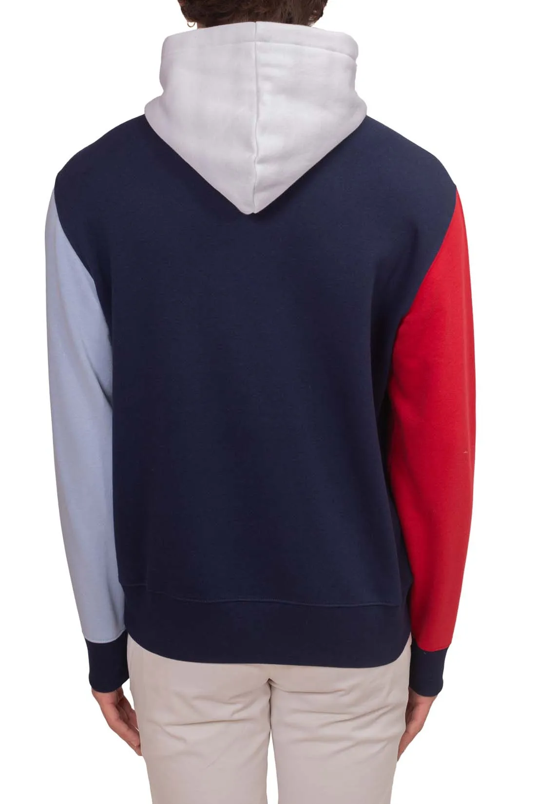 POLO RALPH LAUREN Felpa uomo invernale Polo Bear colorblock