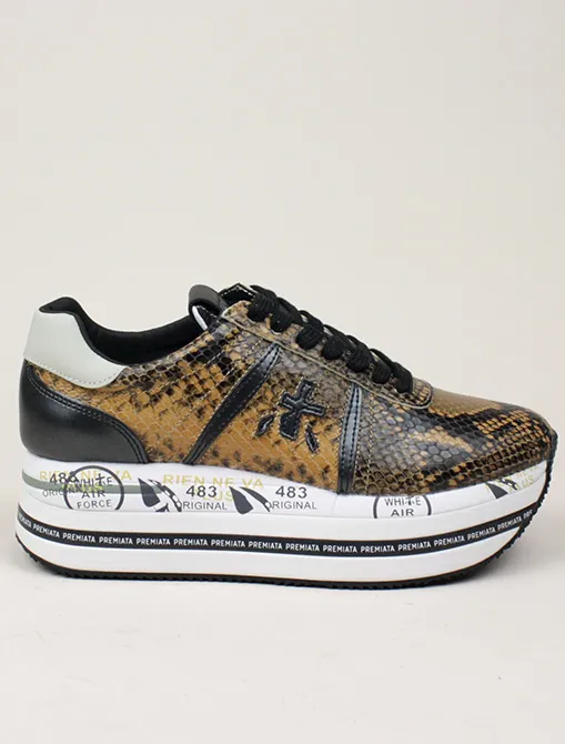 Premiata Beth 4115 Pitone Cuoio