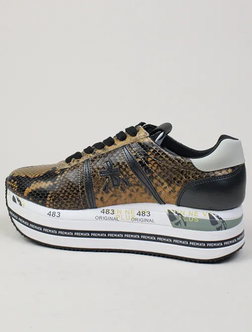 Premiata Beth 4115 Pitone Cuoio