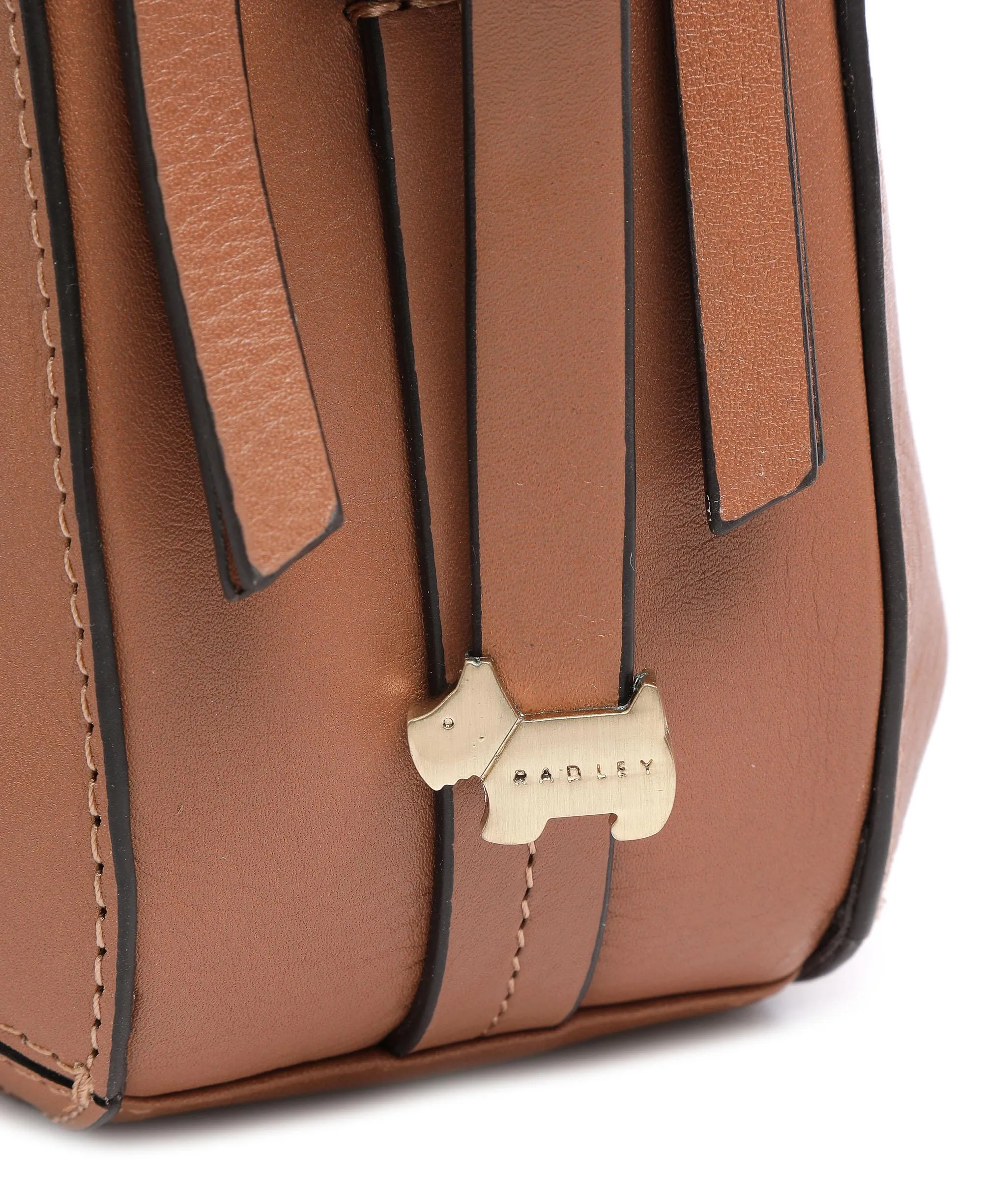  Radley London Dukes Place Borsa a tracolla pelle a grana fine marrone  