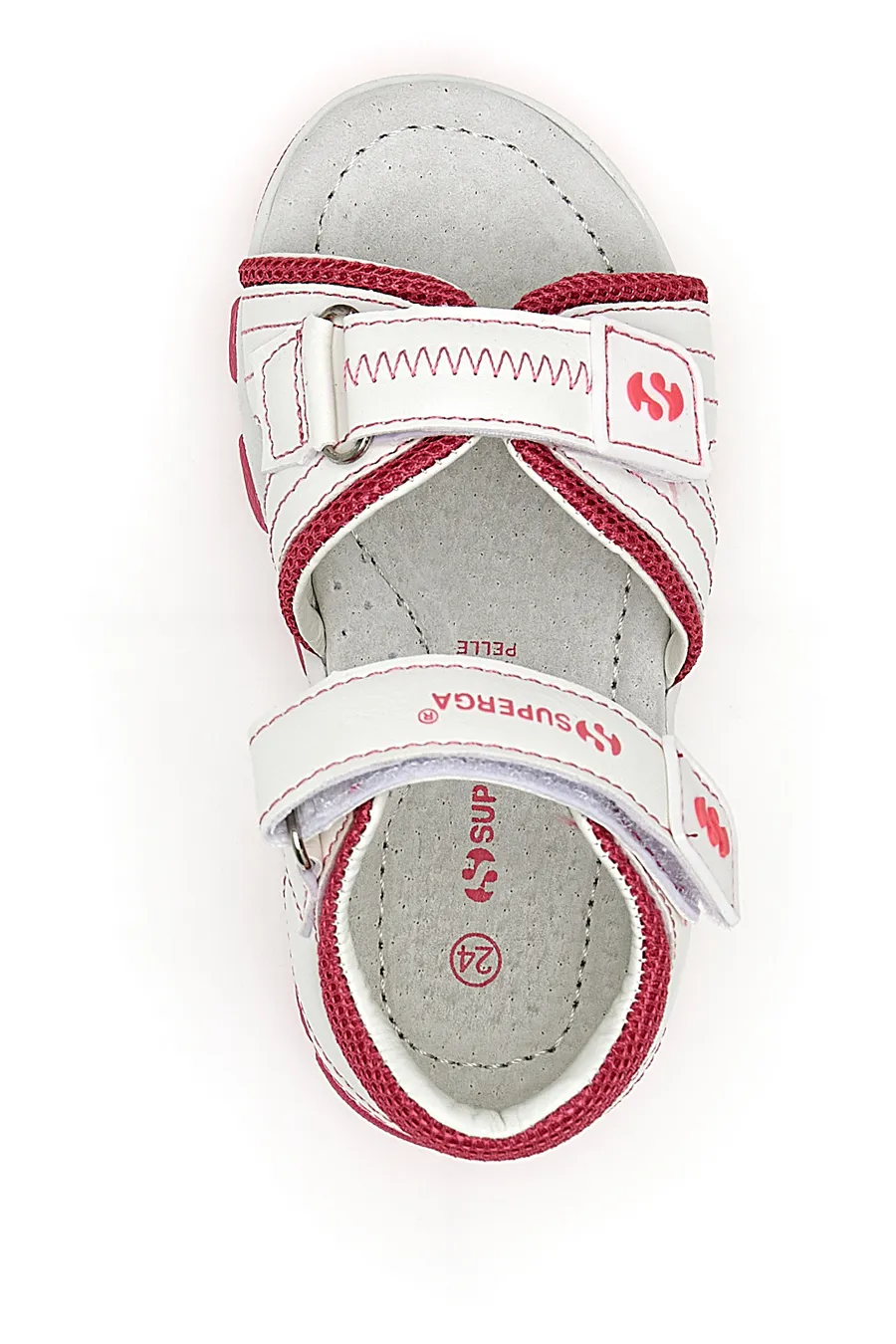Sandali primi passi Superga 32384 Bianco Fuxia