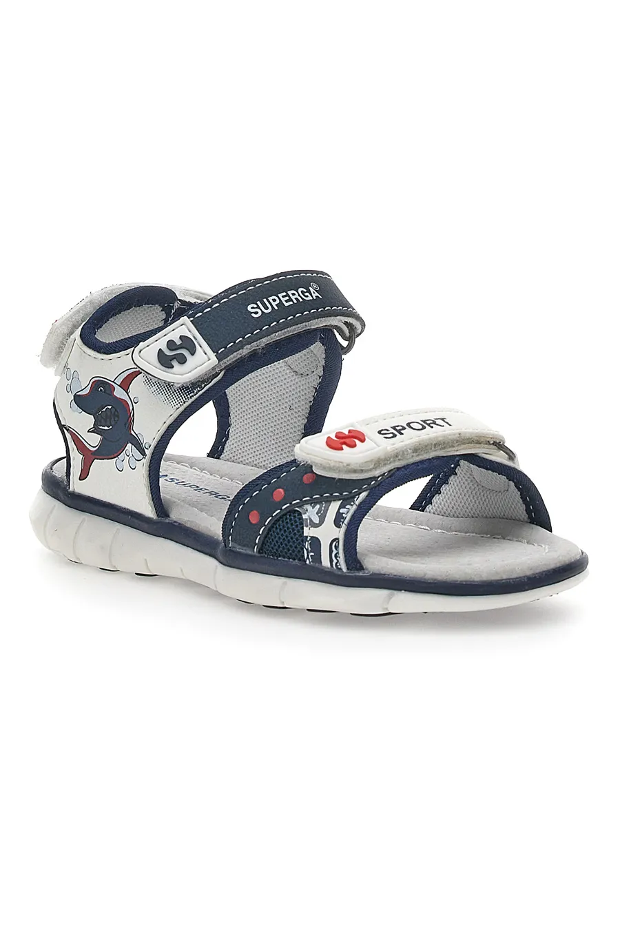 Sandali Superga 63944 Bianchi e Blu