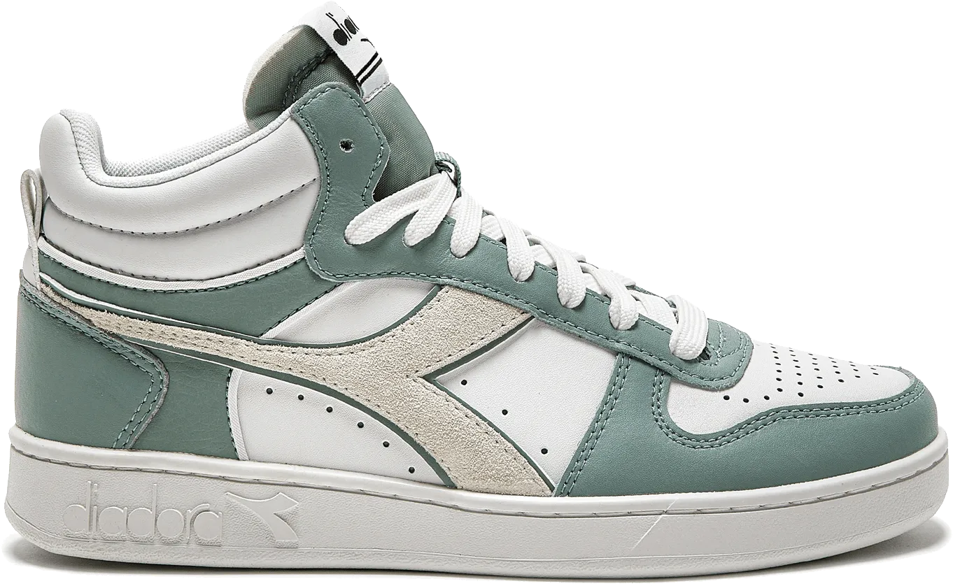 SCARPA DA DONNA DIADORA MAGIC BASKET DEMI LEATHER WN WHISPER WHI - 501.179567 D0606
