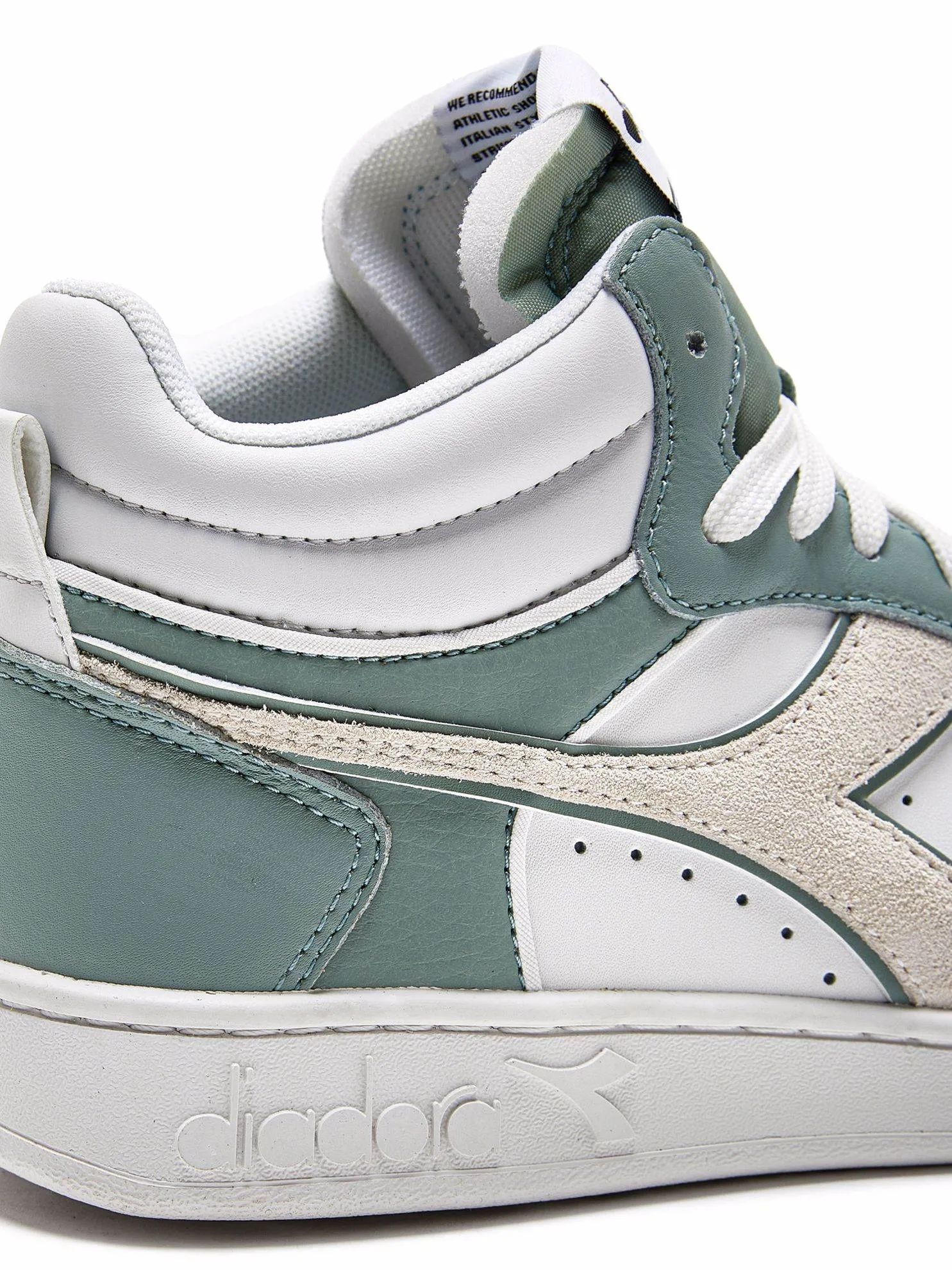 SCARPA DA DONNA DIADORA MAGIC BASKET DEMI LEATHER WN WHISPER WHI - 501.179567 D0606