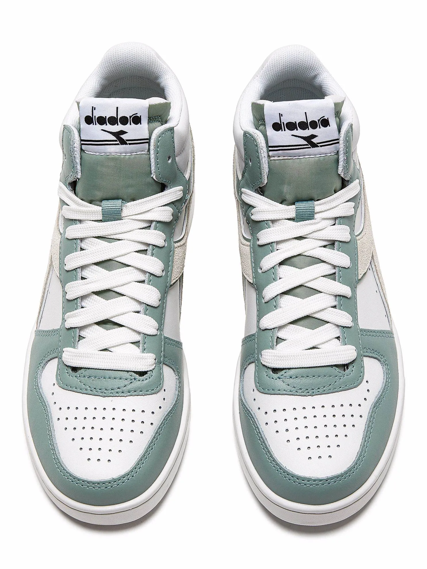 SCARPA DA DONNA DIADORA MAGIC BASKET DEMI LEATHER WN WHISPER WHI - 501.179567 D0606