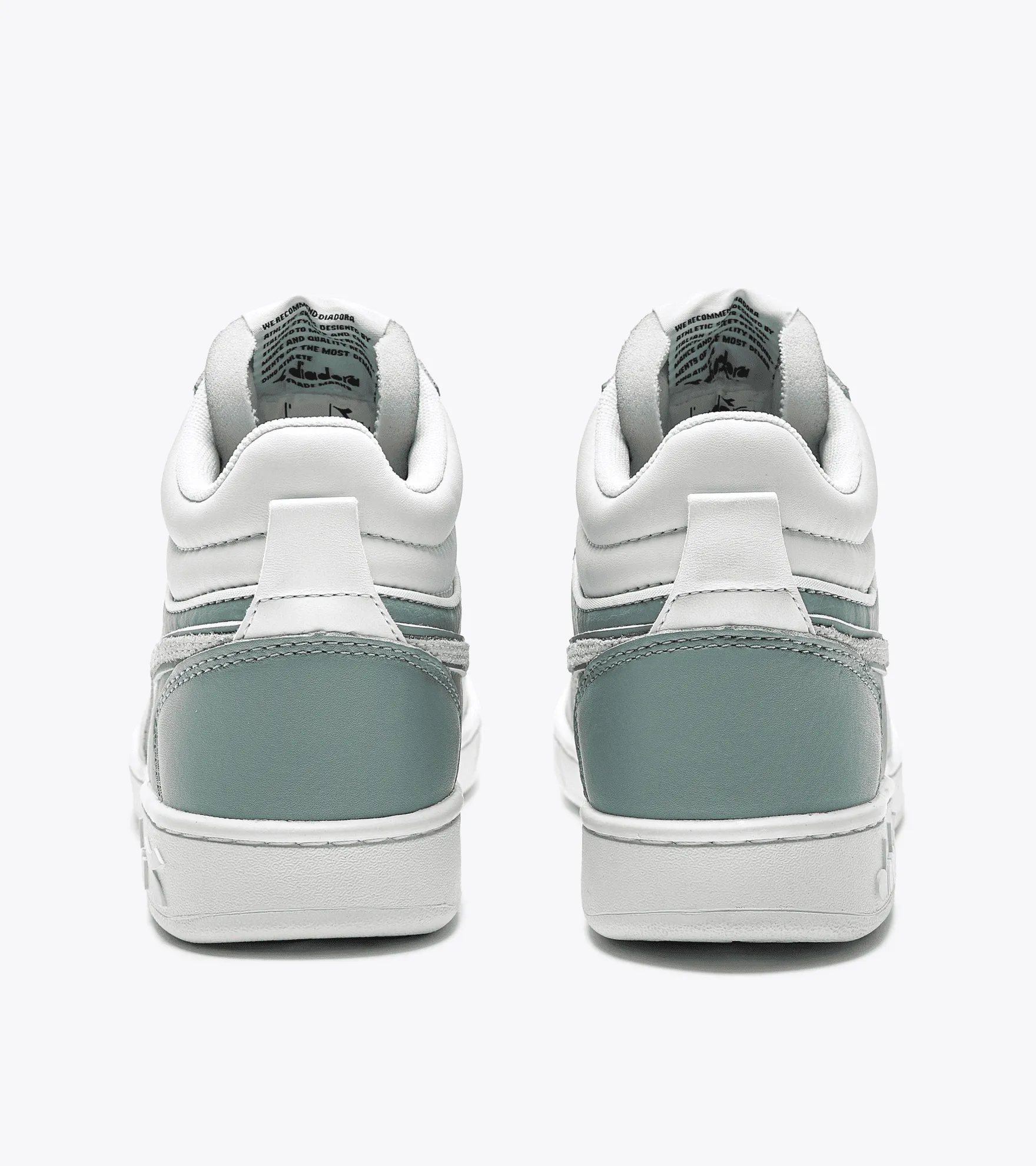 SCARPA DA DONNA DIADORA MAGIC BASKET DEMI LEATHER WN WHISPER WHI - 501.179567 D0606