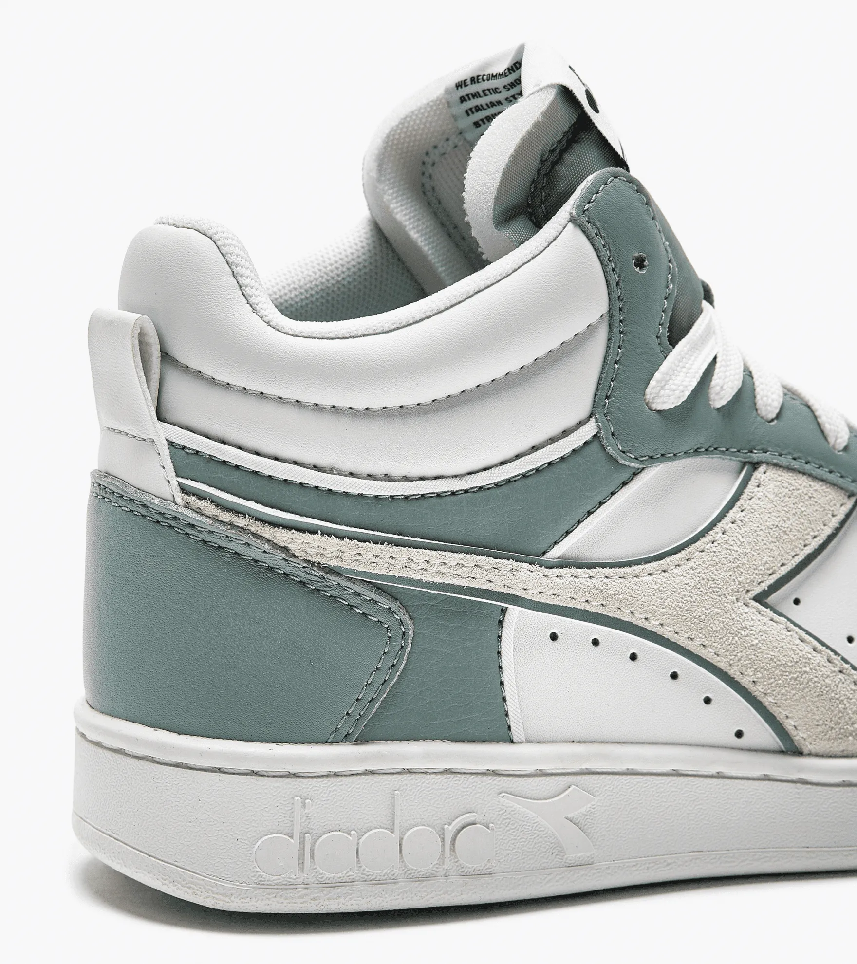 SCARPA DA DONNA DIADORA MAGIC BASKET DEMI LEATHER WN WHISPER WHI - 501.179567 D0606