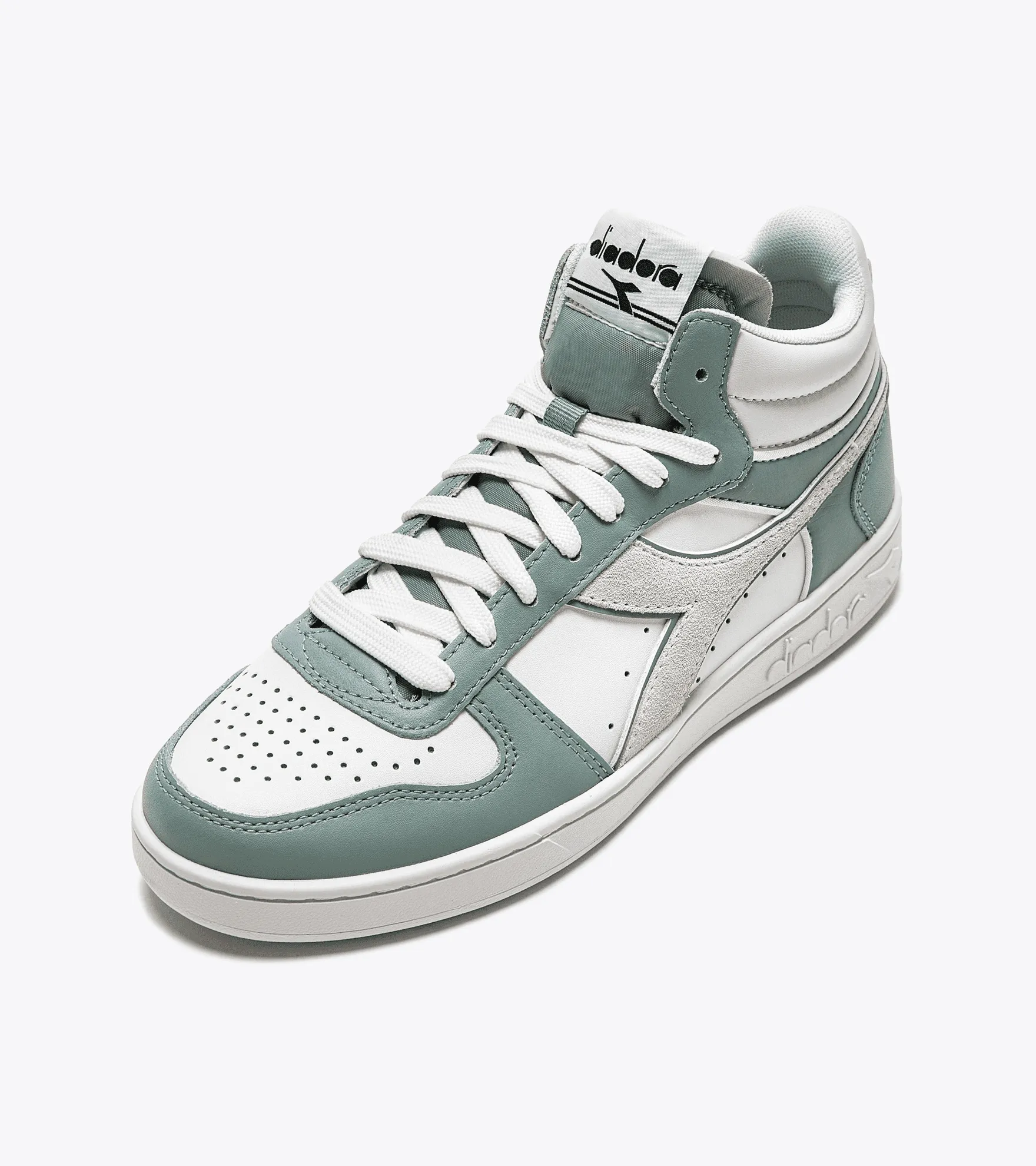 SCARPA DA DONNA DIADORA MAGIC BASKET DEMI LEATHER WN WHISPER WHI - 501.179567 D0606