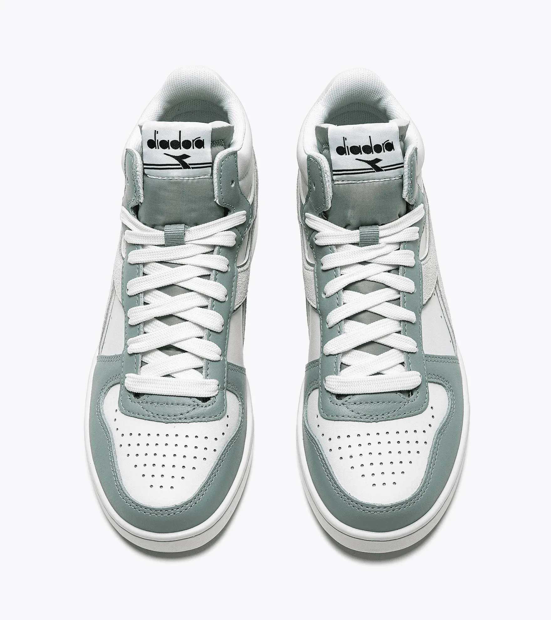 SCARPA DA DONNA DIADORA MAGIC BASKET DEMI LEATHER WN WHISPER WHI - 501.179567 D0606