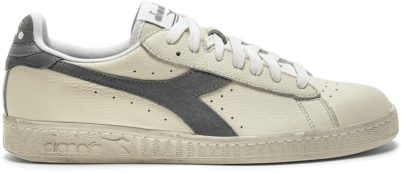 SCARPA UNISEX DIADORA GAME L LOWAXED SUEDE POP WHITE/ULTIMAT - 501.180188 D0416