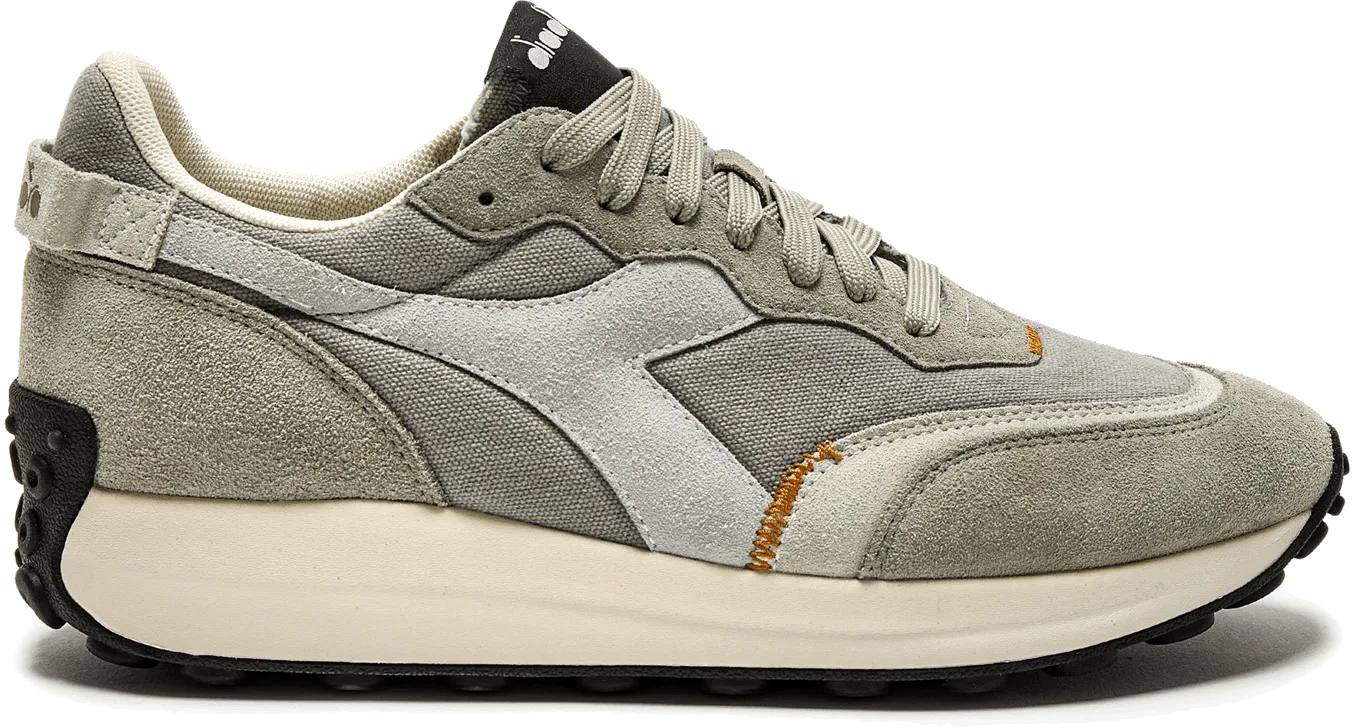 SCARPA UNISEX DIADORA RACE SUEDE SCRYSTAL GREY/EBONY - 501.179801 C1486