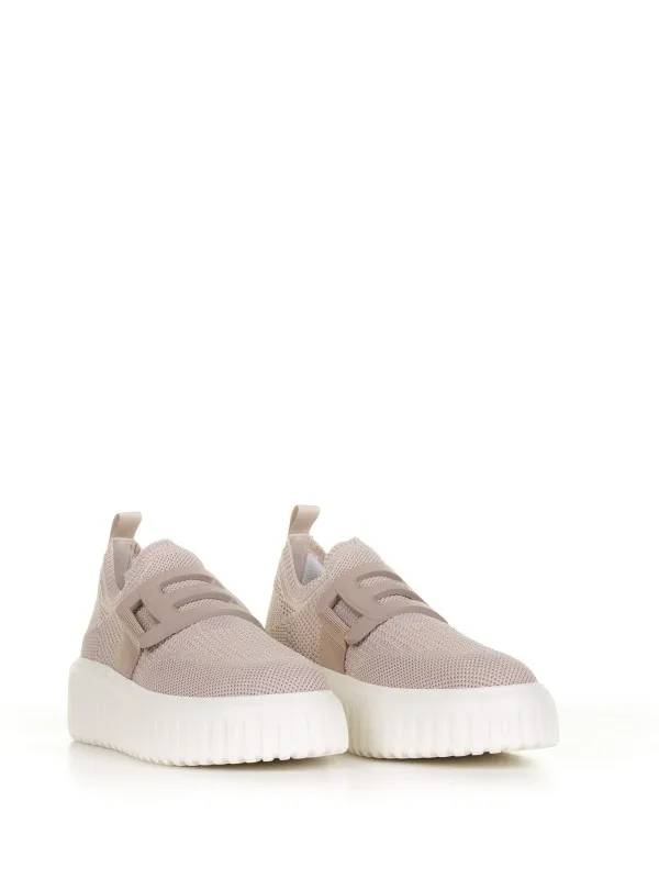 Sneaker H-Stripes Slip-on Knit Socks