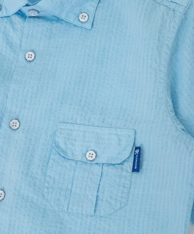 Stefano Ricci Maglietta blu per bambini YC002742L1669