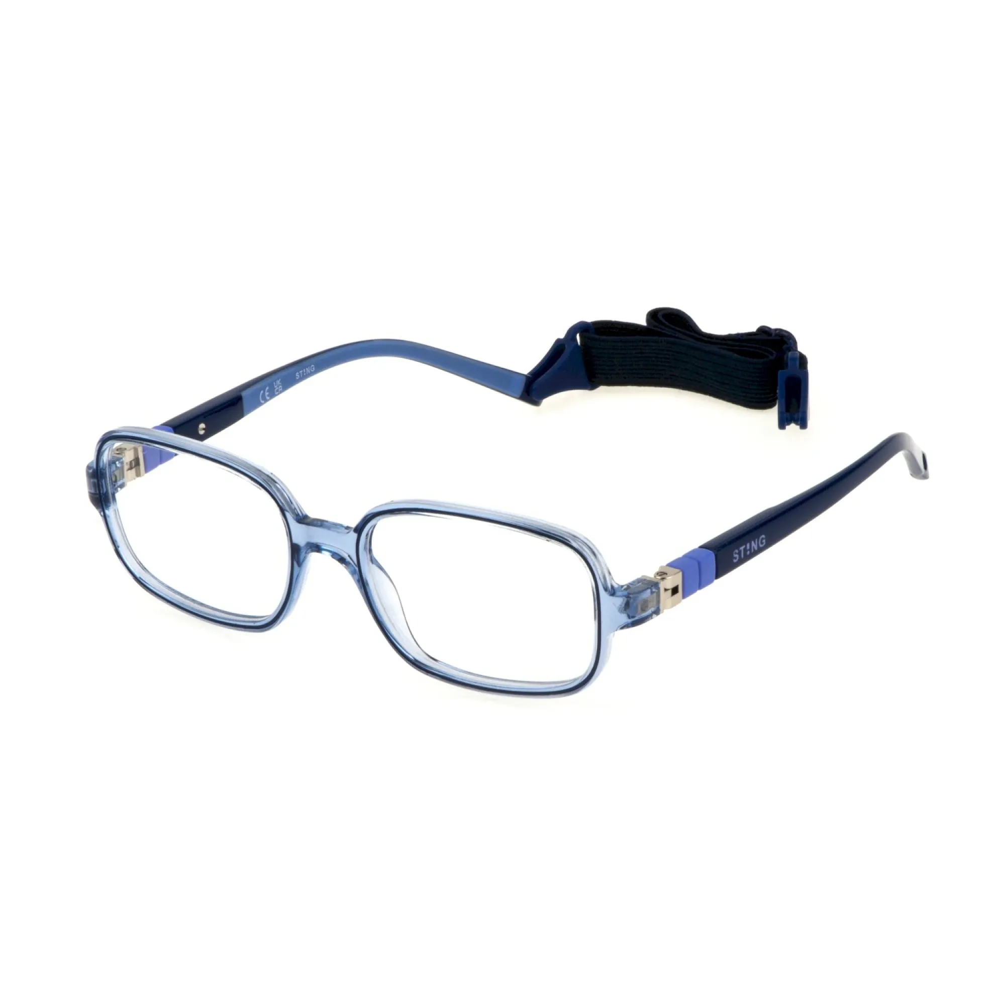   Sting VSJ727 - 06N1 Azzurro Trasparente Lucido | Occhiale Da Vista Bambino Unisex 