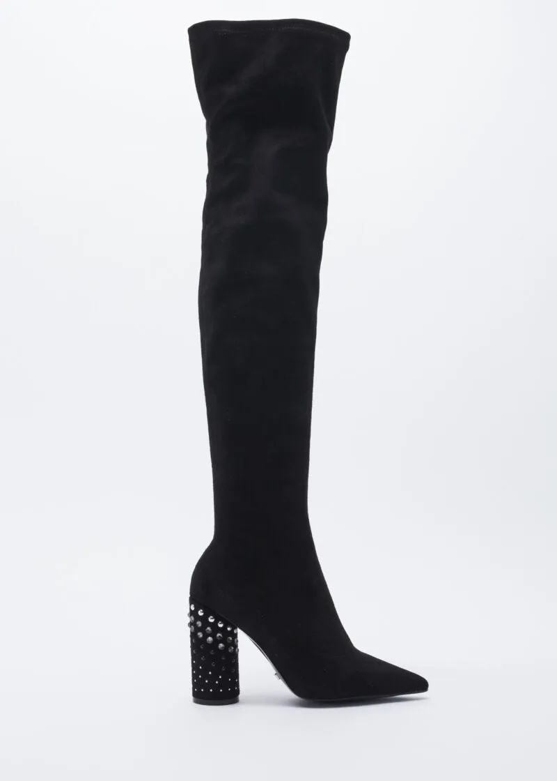 Stivale cuissard in ecosuede