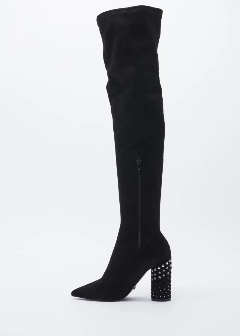 Stivale cuissard in ecosuede