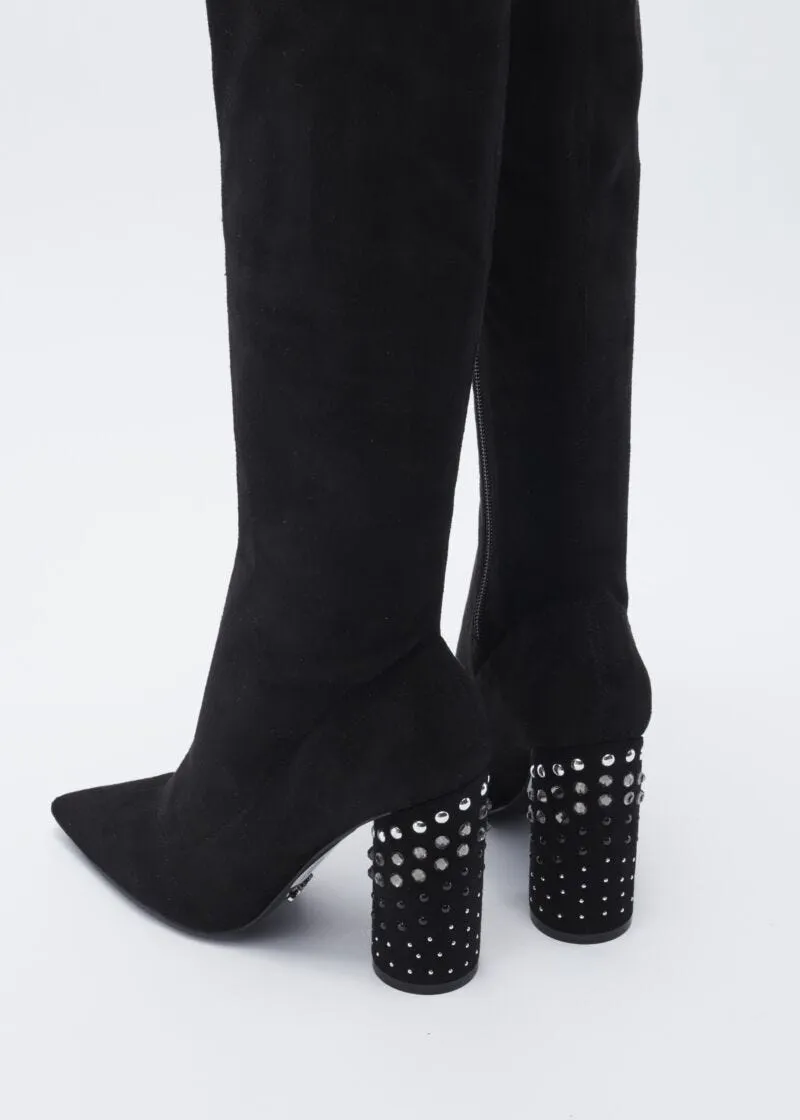 Stivale cuissard in ecosuede