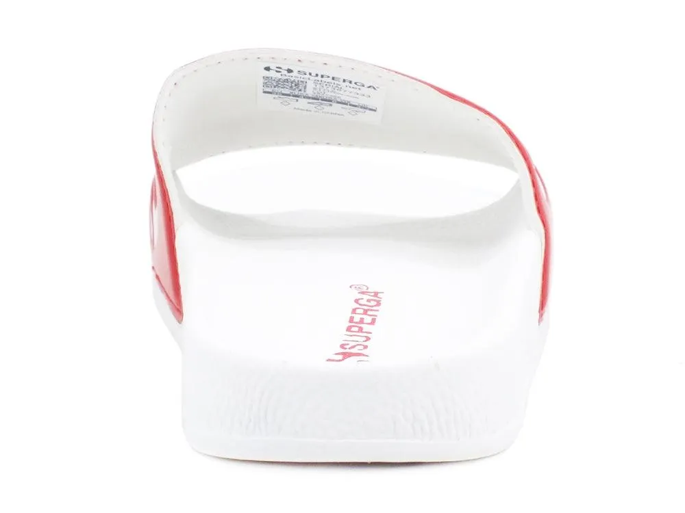 SUPERGA 1908-PUU Ciabatta White Red S111I3W