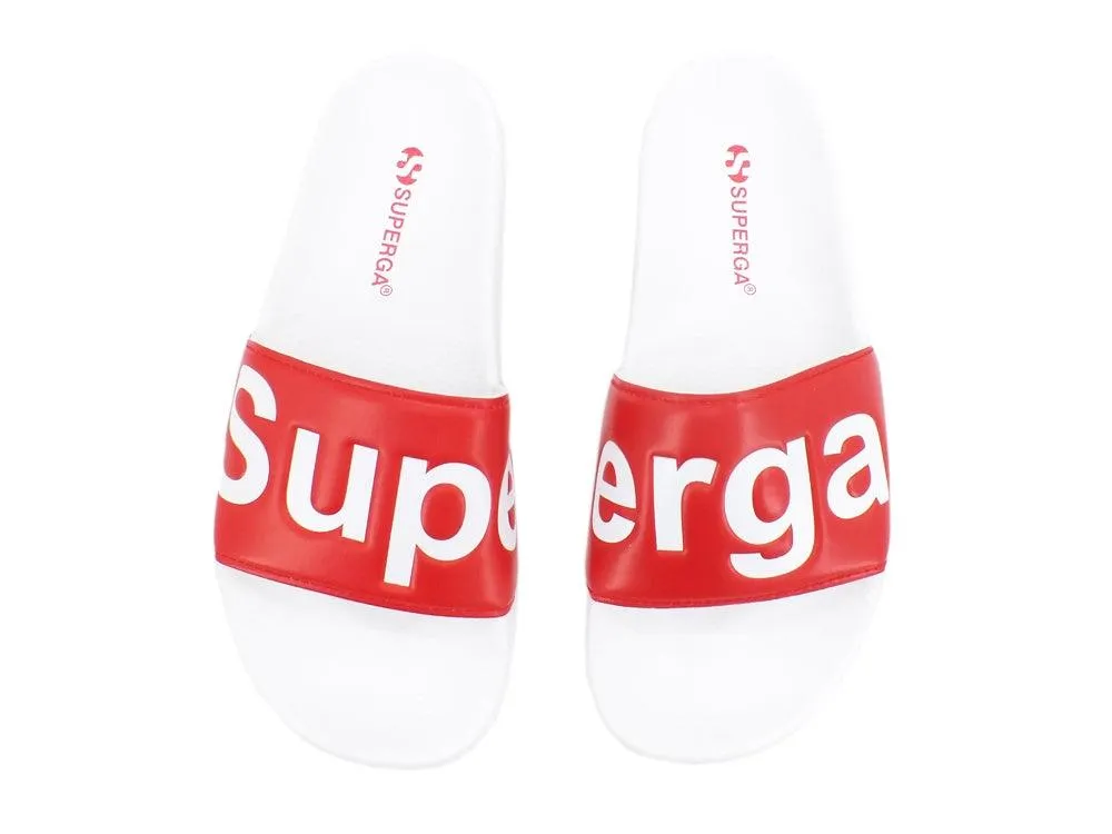 SUPERGA 1908-PUU Ciabatta White Red S111I3W