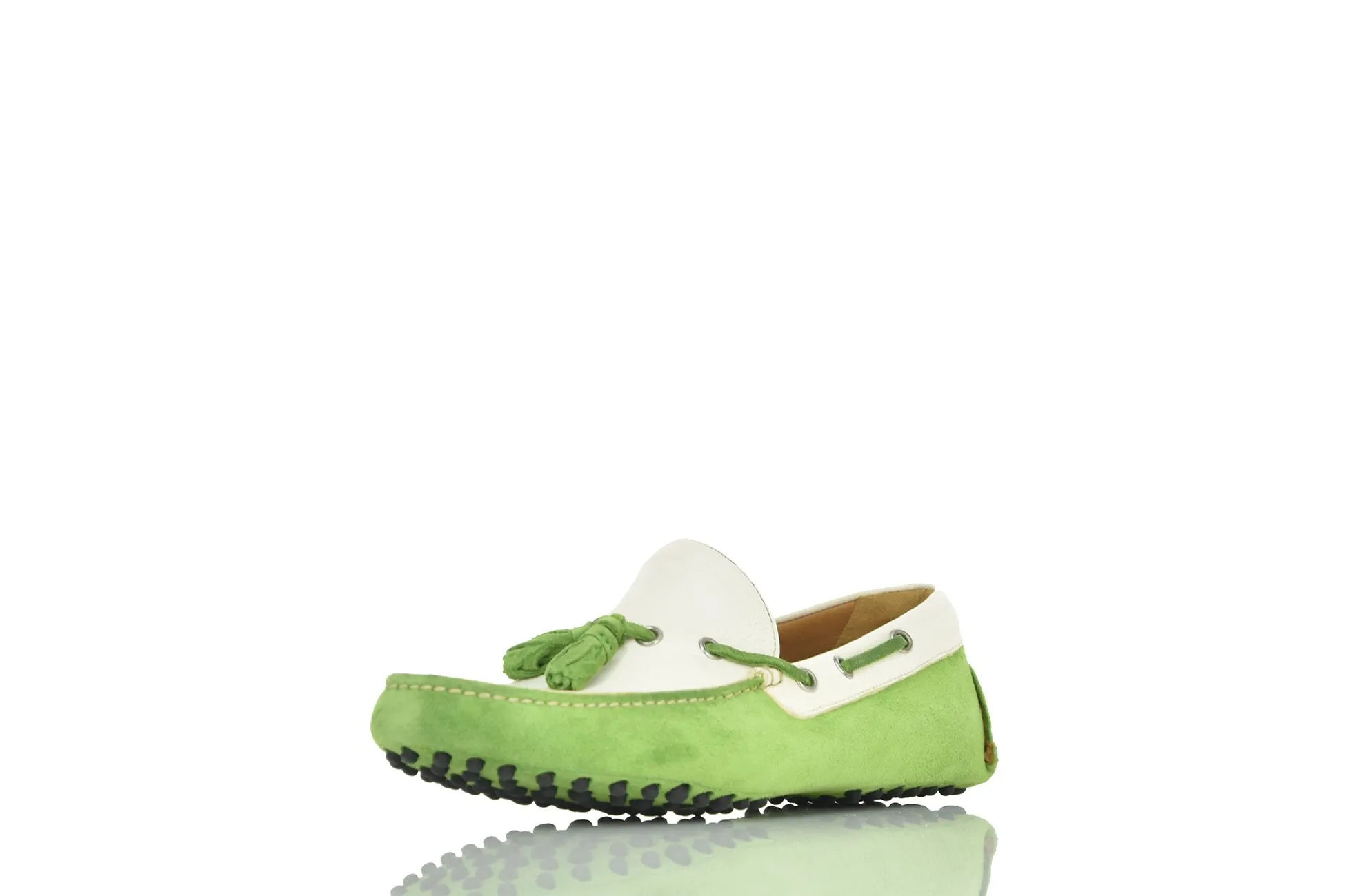 Sutor Mantellassi Mocassino Verde e Bianco Uomo Mod.SM679W0